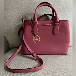 Michael Kors Mauve / Dusty Pink Crossbody or Arm Purse